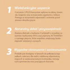 ALINESS Curcumin 3 PLUS z Piperyną 500mg/5mg 60 kaps