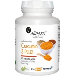 ALINESS Curcumin 3 PLUS z Piperyną 500mg/5mg 60 kaps
