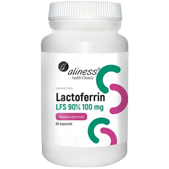 ALINESS Lactoferrin LFS 90% 100mg 60 kaps
