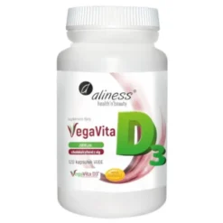ALINESS Naturalna witamina D3 z alg VEGAN 2000 120 vkaps