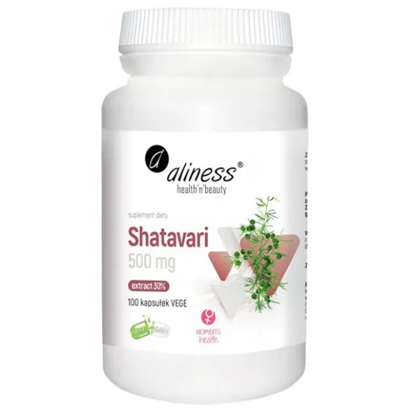 ALINESS Shatavari Ekstrakt 30% 500mg 100 vkaps