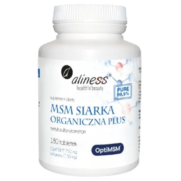 ALINESS Siarka Organiczna Opti MSM 180 tab