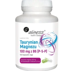 ALINESS Taurynian Magnezu 100mg B6 100 kaps