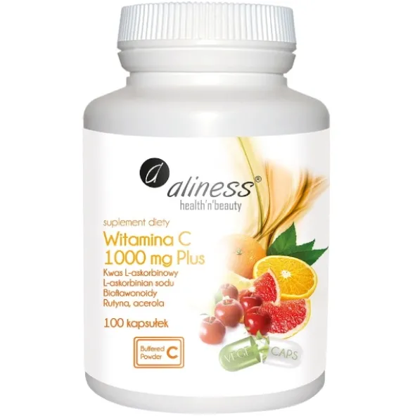 ALINESS Witamina C 1000mg Plus 100 kaps