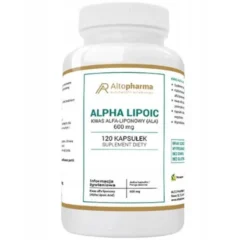 ALTO PHARMA Kwas Alfa Liponowy (ALA) 600mg 120 kaps