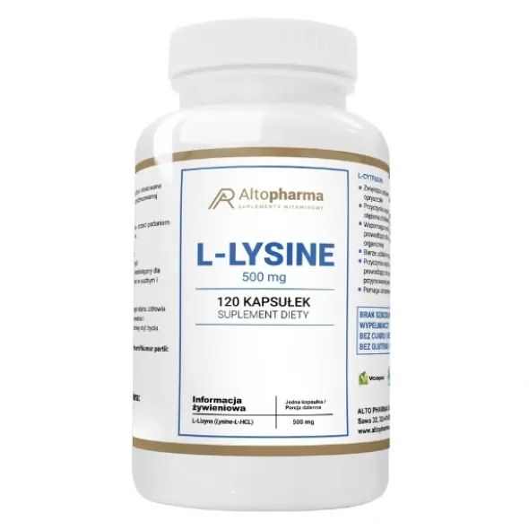 ALTO PHARMA L-Lizyna 500 mg 120 kaps