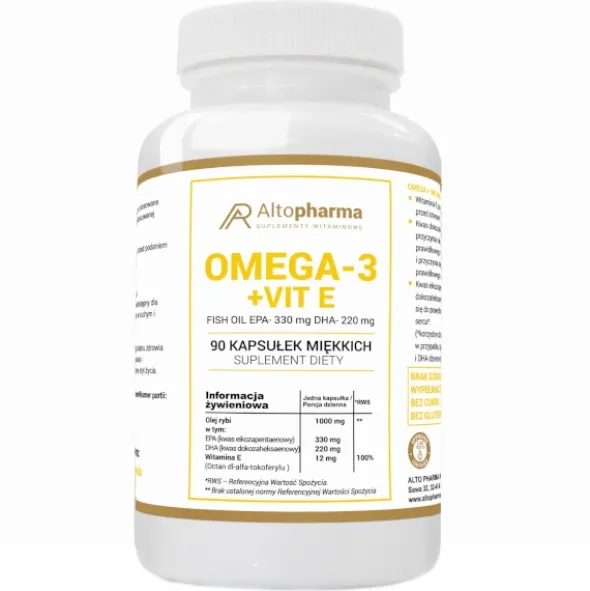 ALTO PHARMA Omega 3 FORTE + Witamina E 90 kaps
