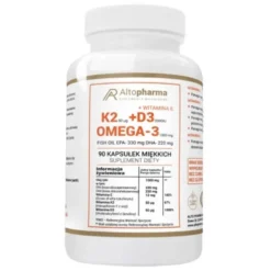 ALTO PHARMA Omega 3 + Witamina K2 + D3 2000IU 90 kaps
