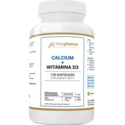 ALTO PHARMA Wapń Calcium + Witamina D3 120 kaps