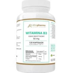 ALTO PHARMA Witamina B3 50 mg Niacyna 120 kaps