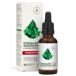 AURA HERBALS Chlorofil z Morwy Białej krople 30 ml