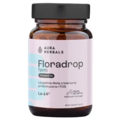 AURA HERBALS Floradrop Femi Probiotyk 20 kaps