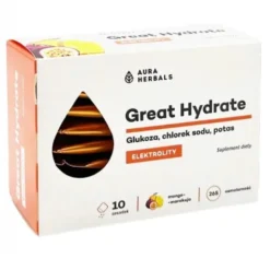 AURA HERBALS Great Hydrate - Elektrolity 10 sasz