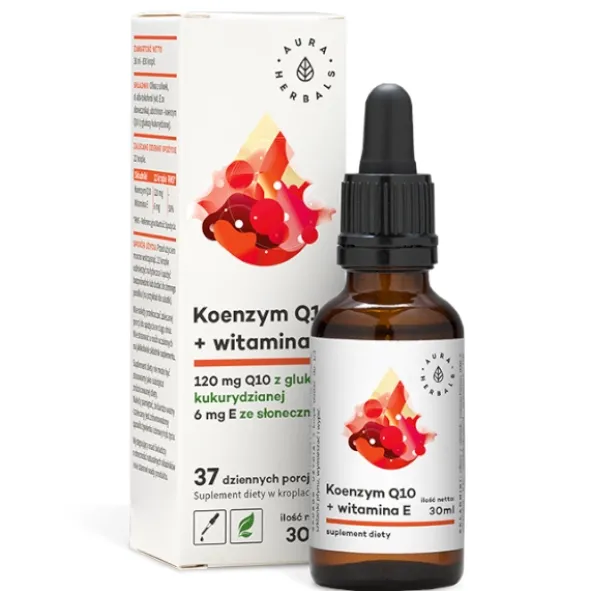AURA HERBALS Koenzym Q10 + Witamina E 30 ml