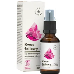 AURA HERBALS Kwas Foliowy Witamina B9 aerozol 30 ml