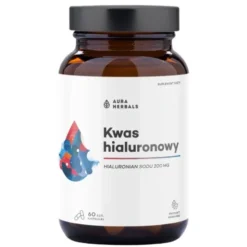 AURA HERBALS Kwas Hialuronowy 200 mg 60 kaps