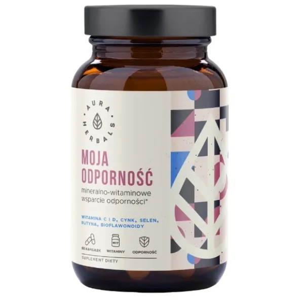 AURA HERBALS Moja Odporność Minerały i Witaminy 60 kaps