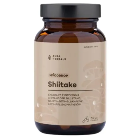AURA HERBALS Mycodrop Shiitake 30:1 30% Beta-Glukan