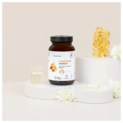 AURA HERBALS Omega + Witamina D3 2000 IU 60 kaps