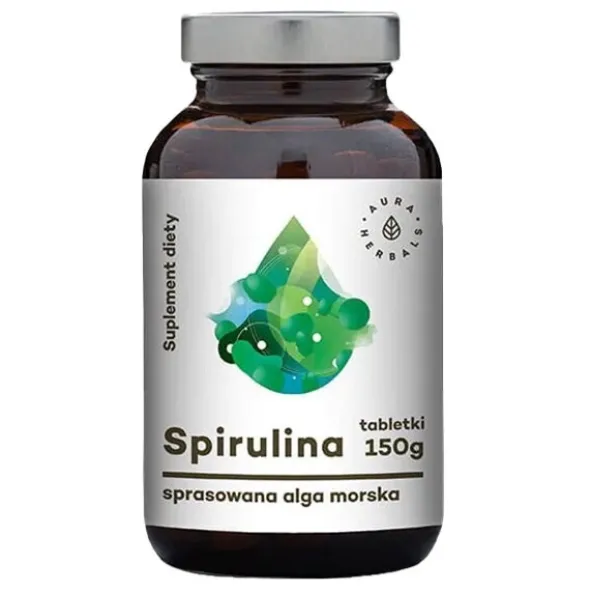 AURA HERBALS Spirulina 150 g 600 tabs