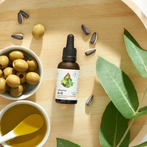 AURA HERBALS Witamina A + E krople 30 ml