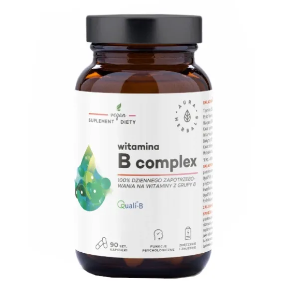 AURA HERBALS Witamina B Complex 90 kaps