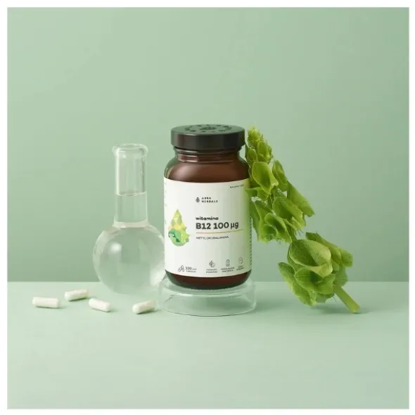 AURA HERBALS Witamina B12 100 mcg 120 kaps