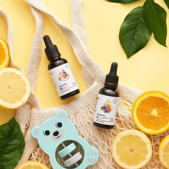 AURA HERBALS Witamina C Dla Dzieci krople 30 ml