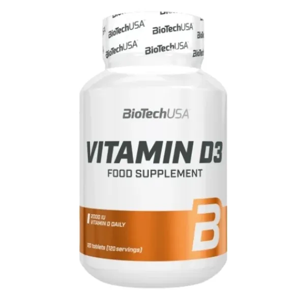 BIOTECH Vitamin D3 50mcg 120 tabl