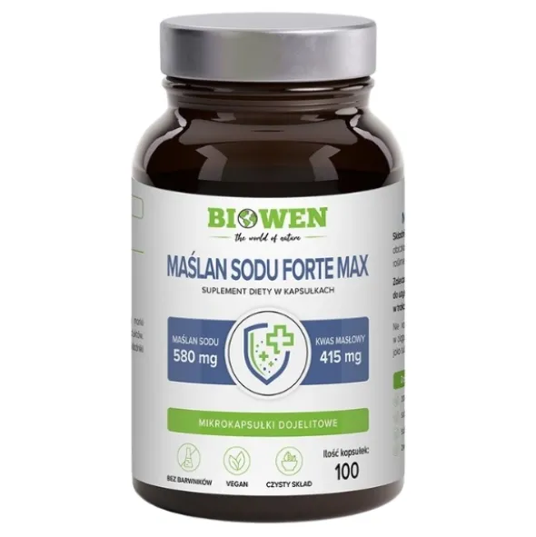 BIOWEN Maślan Sodu 580mg 100 kaps