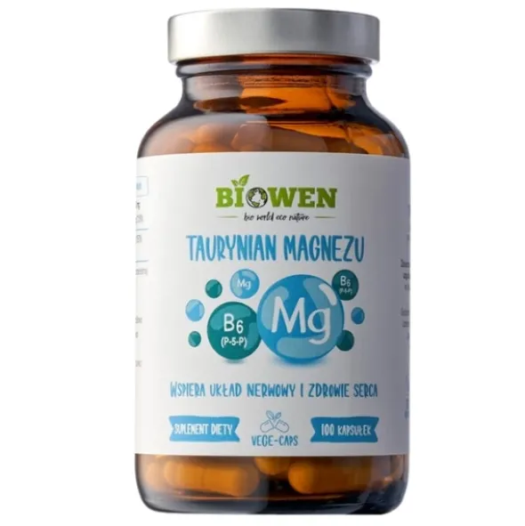 BIOWEN Taurynian Magnezu 100 kaps