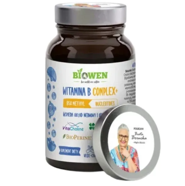 BIOWEN Witamina B-Complex 90 kaps + nowmax® Vitamin C 1000mg 30 kaps