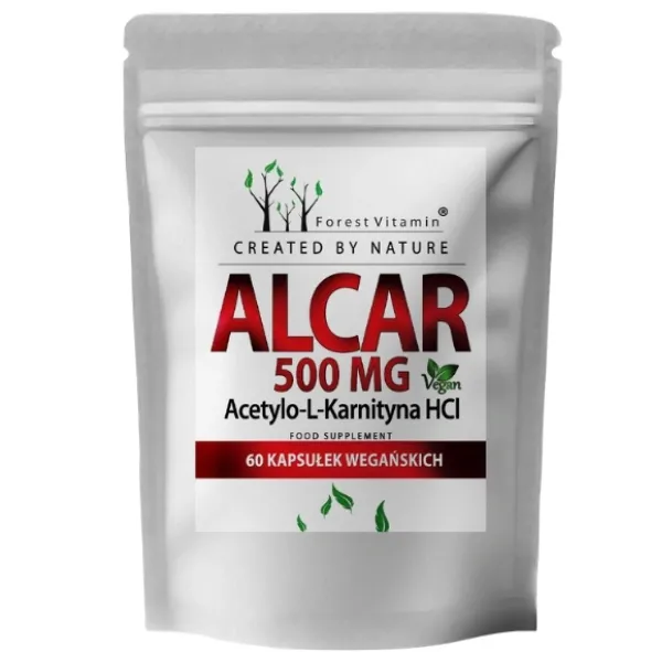 FOREST VITAMIN Acetylo-L-Karnityna Hcl 500 mg 60 kaps