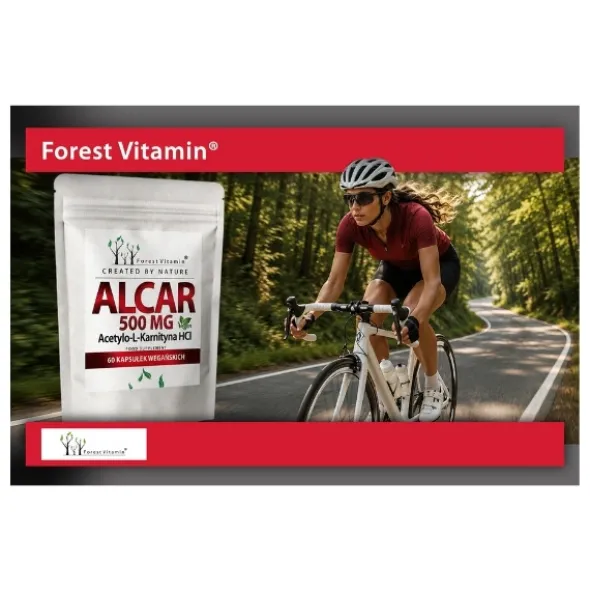 FOREST VITAMIN Acetylo-L-Karnityna Hcl 500 mg 60 kaps
