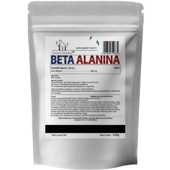 FOREST VITAMIN Beta Alanina 240 g