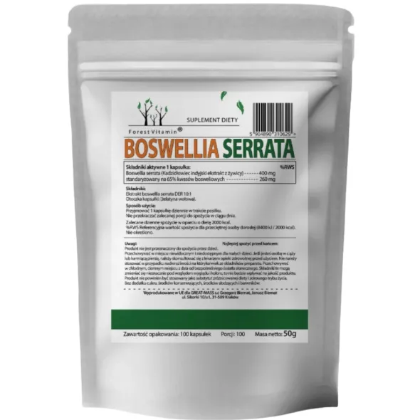 FOREST VITAMIN Boswellia Serrata 400mg 100 kaps