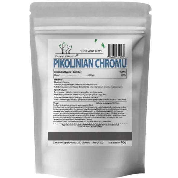FOREST VITAMIN Chrom 200 tabs