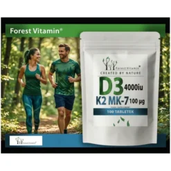 FOREST VITAMIN D3 4000 IU K2 MK7 100 µg 100 tabs