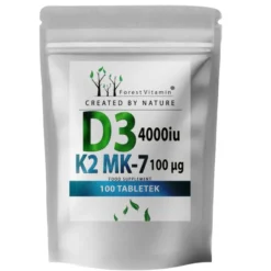 FOREST VITAMIN D3 4000 IU K2 MK7 100 µg 100 tabs