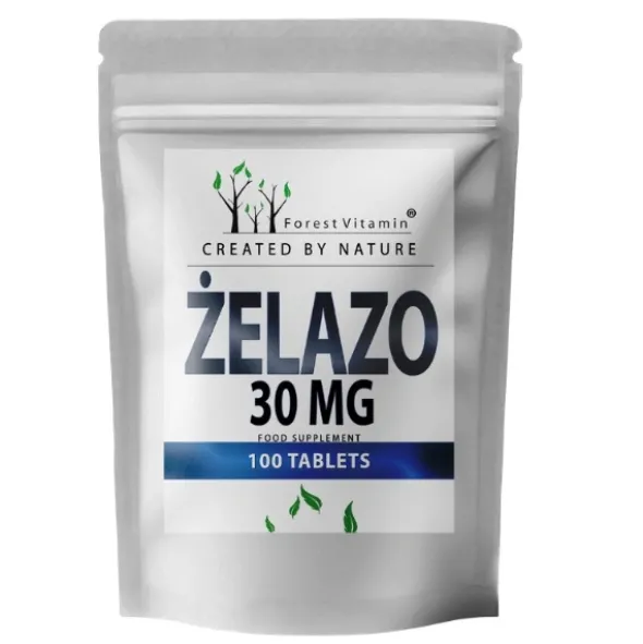 FOREST VITAMIN Żelazo 30 mg 100 kaps