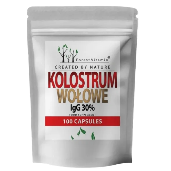 FOREST VITAMIN Kolostrum Wołowe 300mg 100 kaps