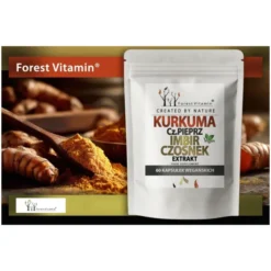 FOREST VITAMIN Kurkuma Imbir Czosnek Czarny Pieprz 60 szt