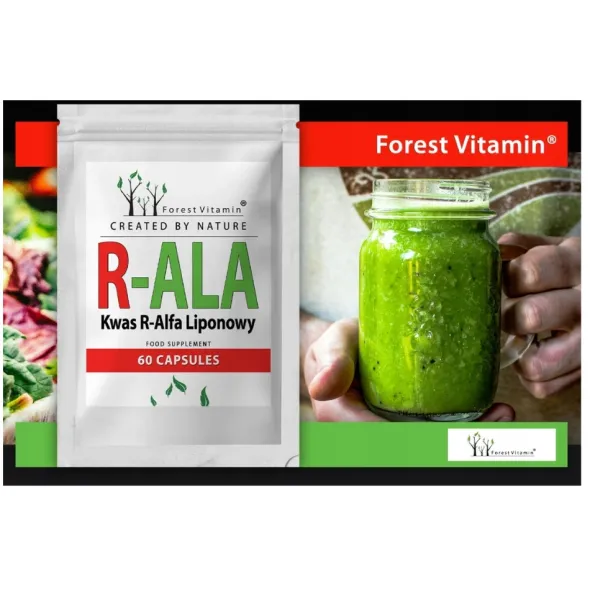FOREST VITAMIN Kwas R-Alfa Liponowy 250 mg 60 kaps