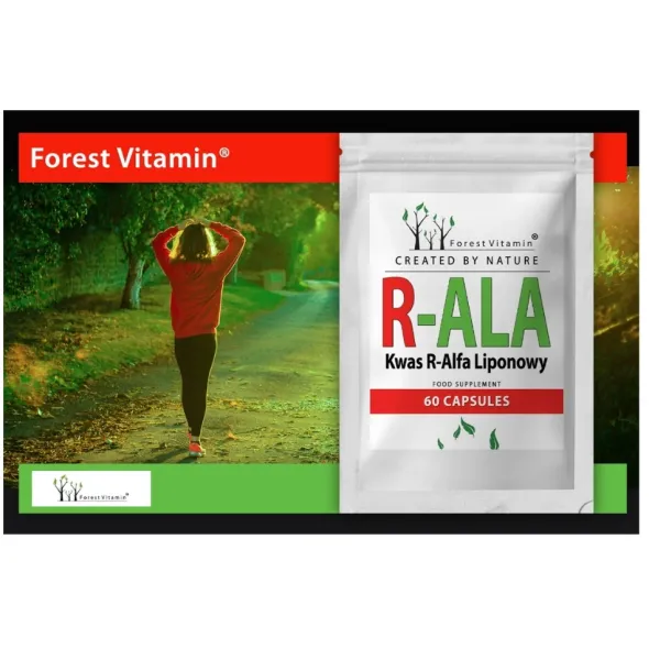 FOREST VITAMIN Kwas R-Alfa Liponowy 250 mg 60 kaps