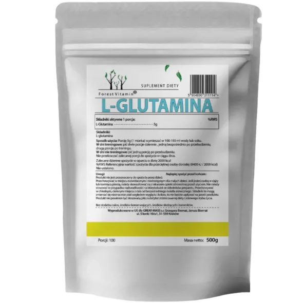 FOREST VITAMIN L-Glutamina 500 g