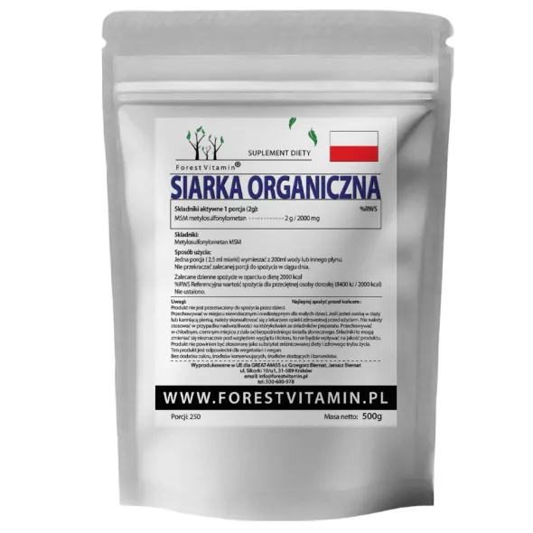 FOREST VITAMIN MSM 500 g