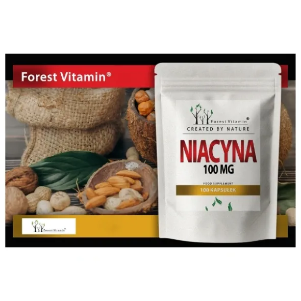 FOREST VITAMIN Niacyna 100 mg 100 kaps