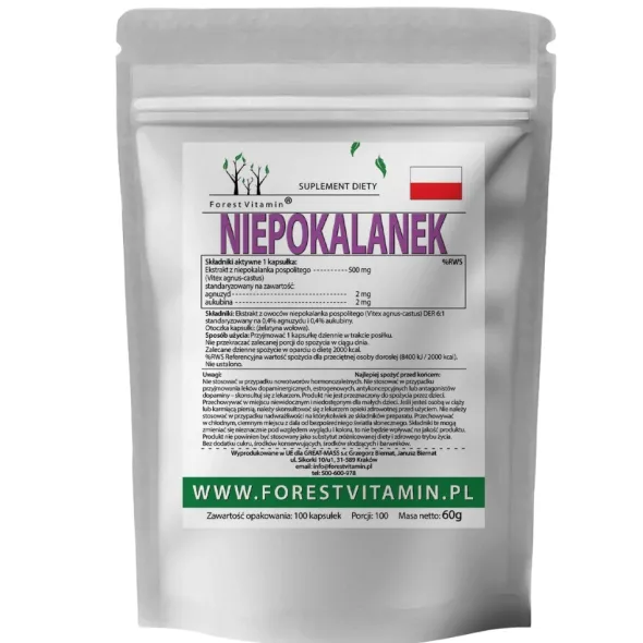 FOREST VITAMIN Niepokalanek 500mg 100 kaps
