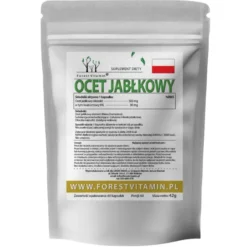 FOREST VITAMIN Ocet Jabłkowy 500mg 60 kaps