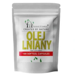 FOREST VITAMIN Olej Lniany 1000mg 100 kaps